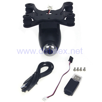 XK-X380 X380-A X380-B X380-C air dancer drone spare parts V-1080P HD camera (V2) and Metal digital servos gimbal - Click Image to Close